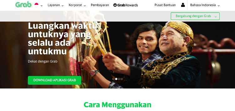 Website Grab Indonesia