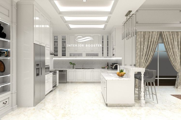Desain kitchen set 3D, Sumber : doc pribadi